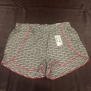 NWT pj shorts